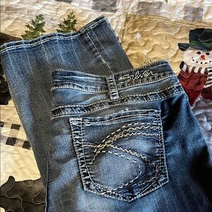 Silver Aiko Women's Light Blue Boot Cut Jeans